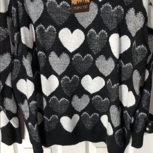 Heart sweater 1xl
